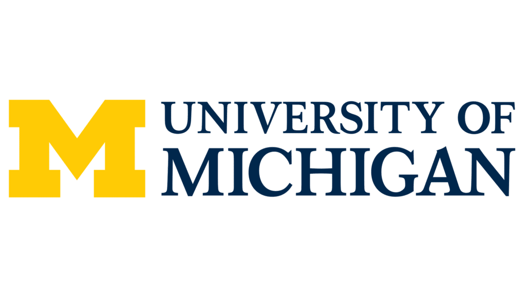 University of Michigan Logo with Transparent Background