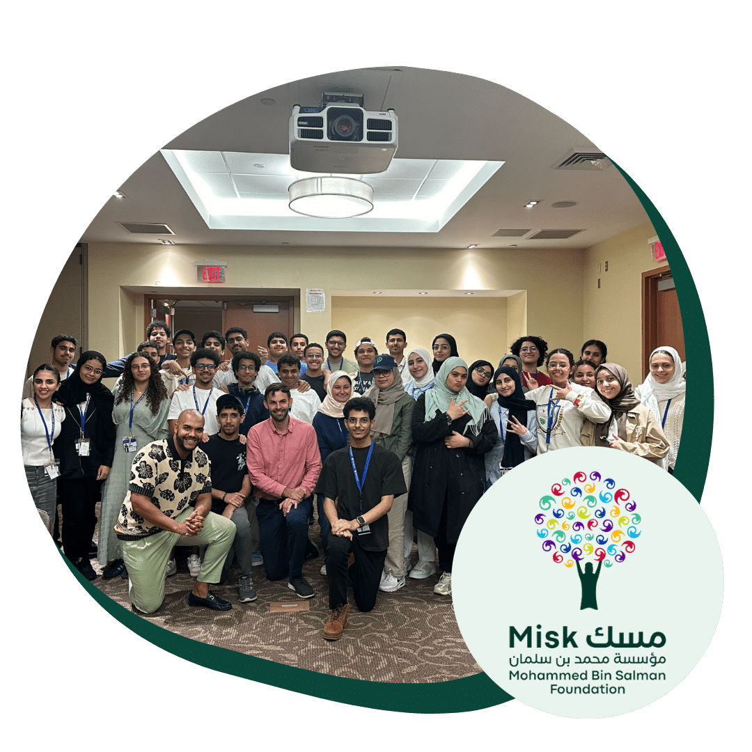 Prepory team and students from the MISK Distinct program