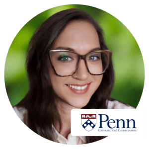 Prepory coach Sam P with the UPenn logo