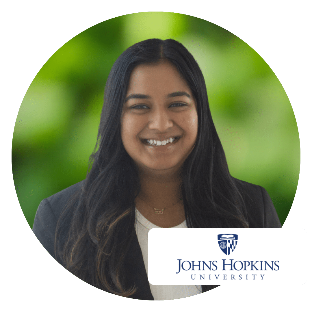 Prepory coach, Nikita, and Johns Hopkins logo