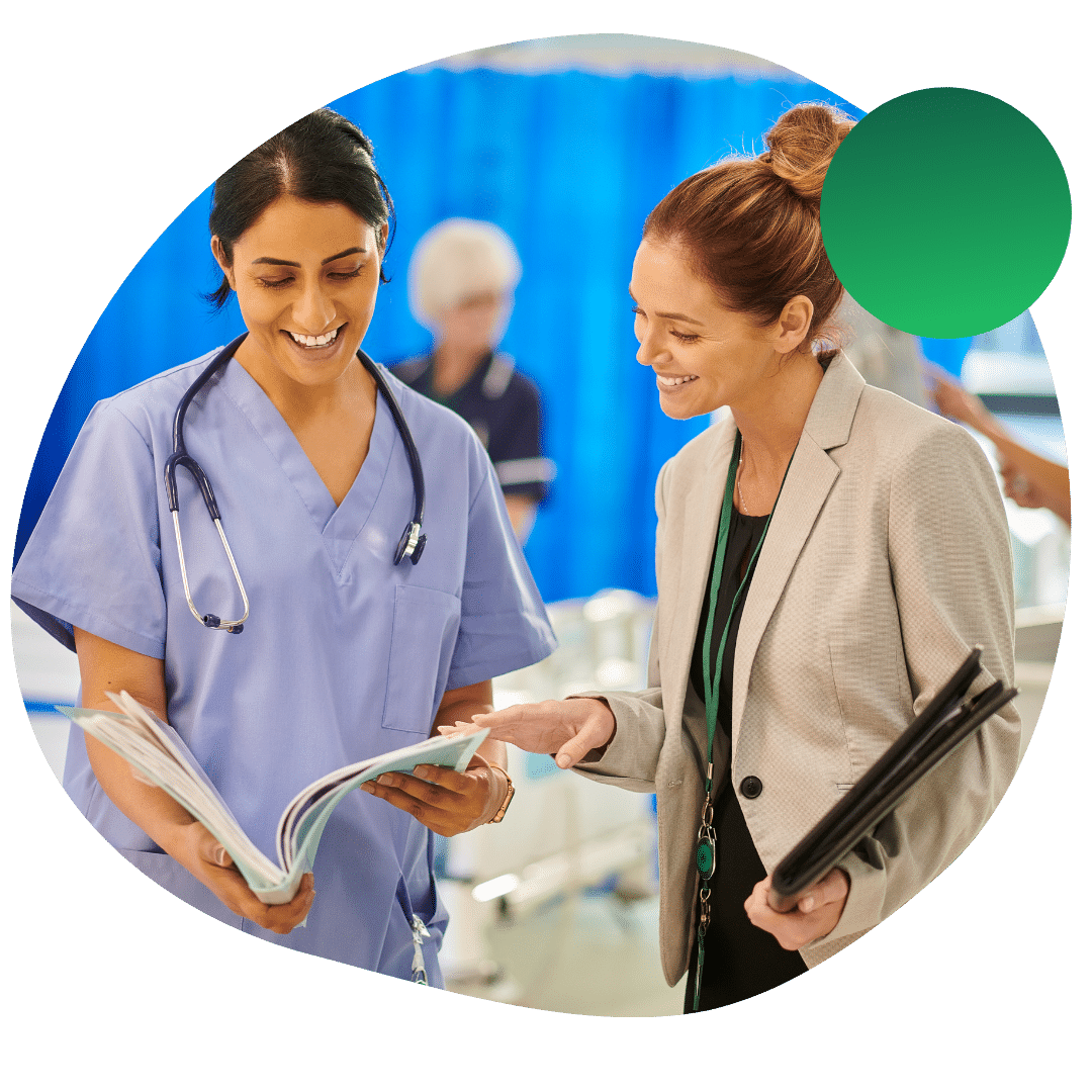 MPH student in an internship