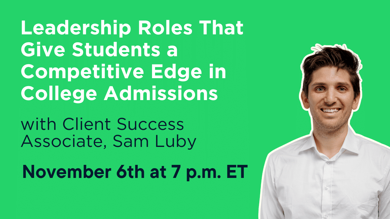 Leadership Roles That Give Students a Competitive Edge in College Admissions