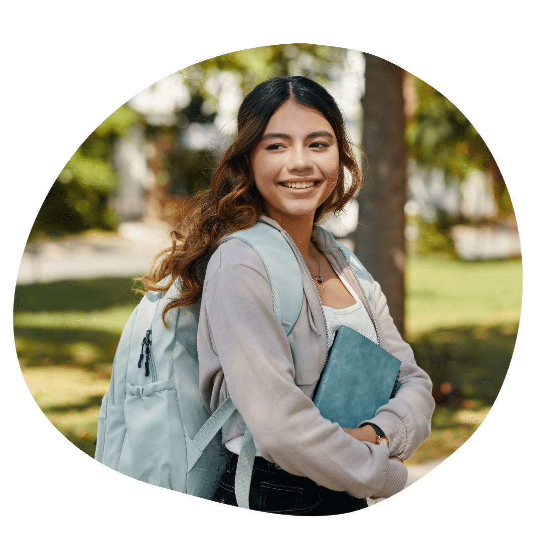 High school student exploring summer programs before her senior year