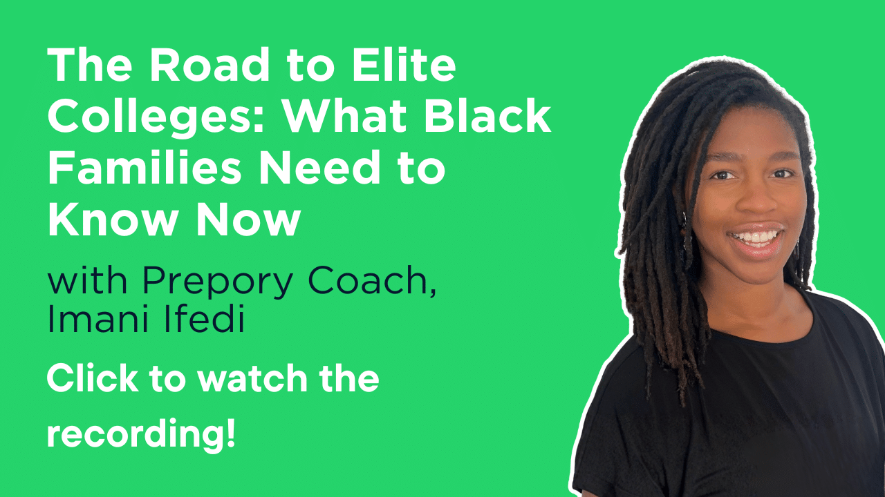The Road to Elite Colleges: What Black Families Need to Know Now