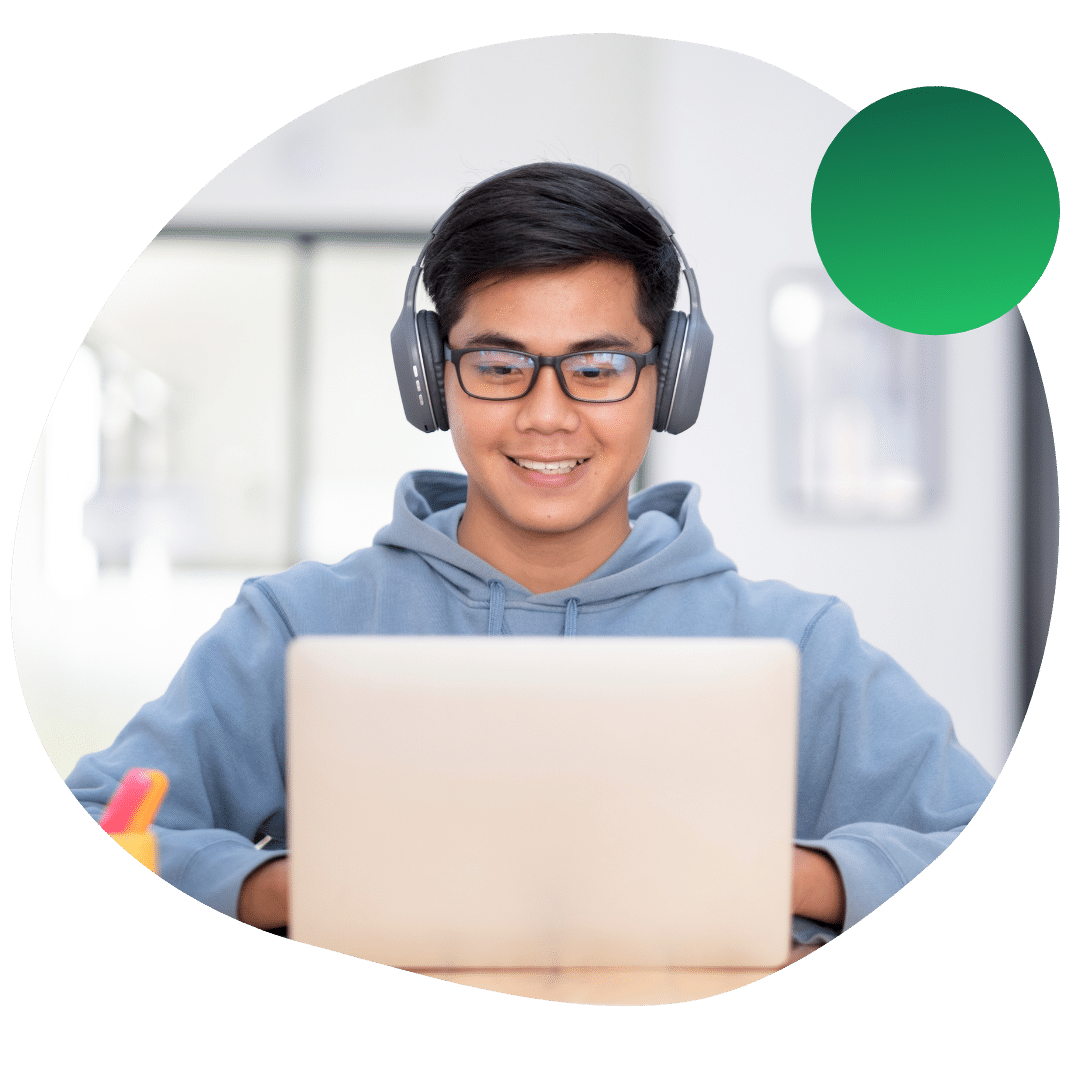 Prospective BFA applicant working on his Artist Statement