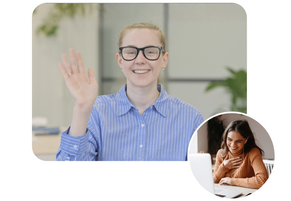 Graduate admissions consulting coach in a virtual meeting