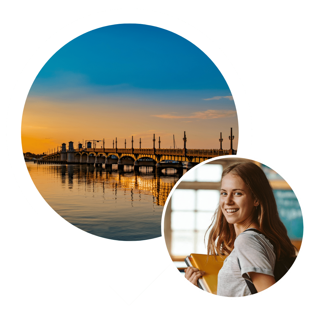 Bartram trail high school student working on her honors essay for UF