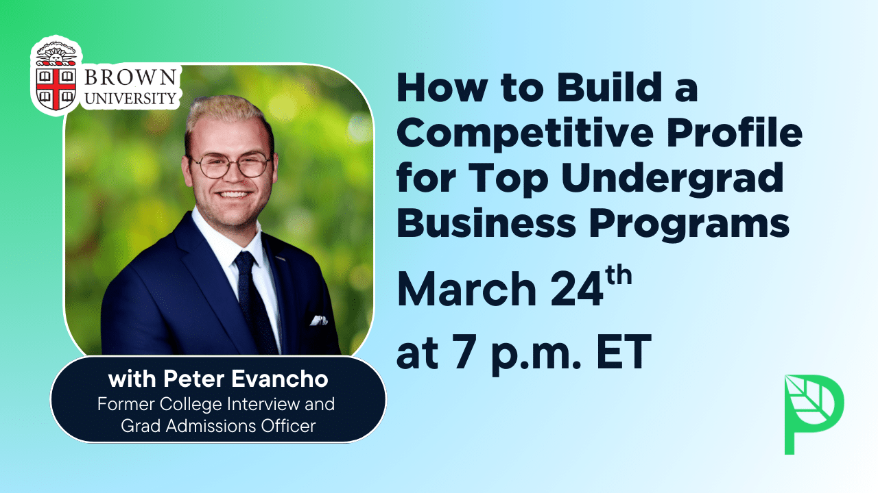 How to Build a Competitive Profile for Top Undergrad Business Programs