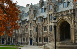 Picture of Princeton University's campus in the fall
