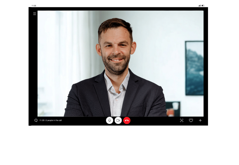 Zoom call with a graduate admissions coach